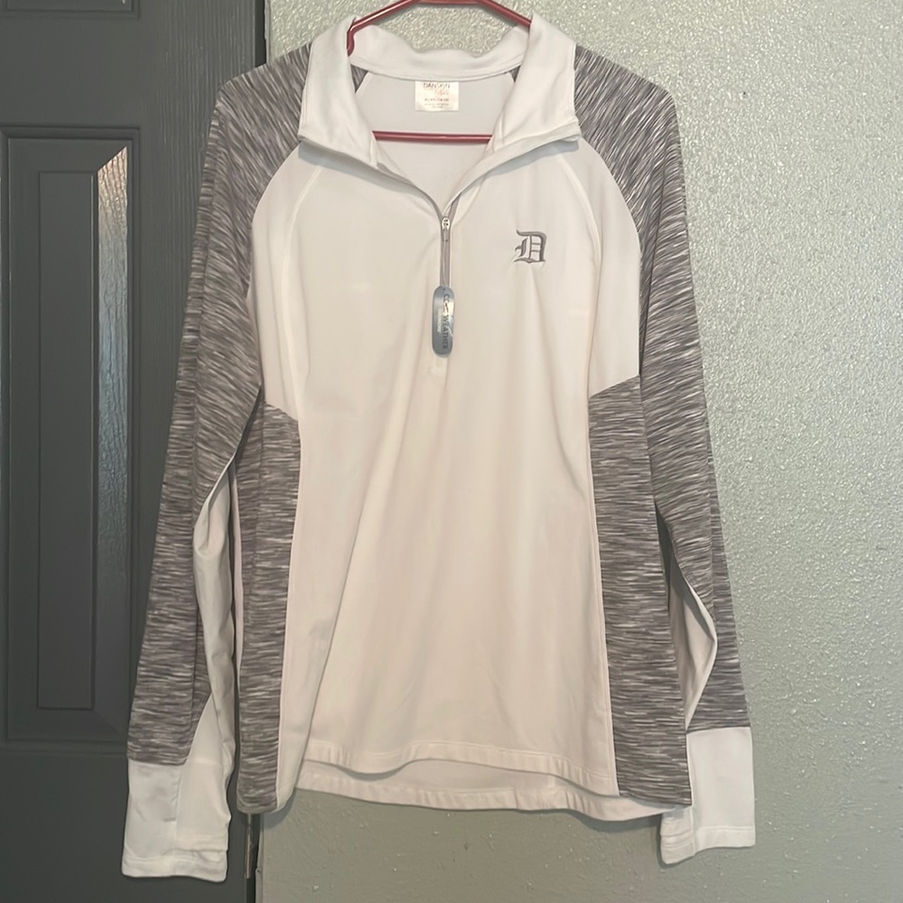 detroit tigers embroidered quarter zip